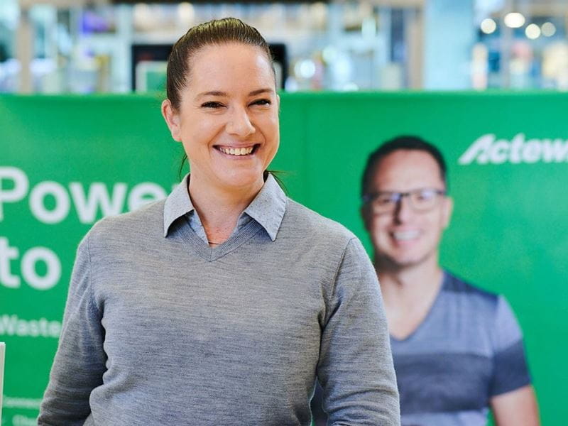 Local ActewAGL staff member smiling