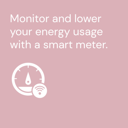 Monitor and lower your energy usage with a smart meter.
